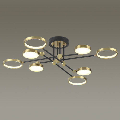 Светильник потолочный 4320/75CL Odeon Light Черный, античная бронза