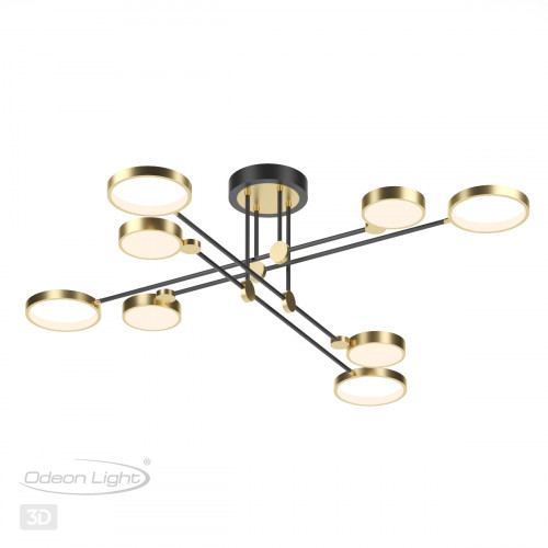 Светильник потолочный 4320/75CL Odeon Light Черный, античная бронза