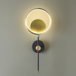 Светильник настенный 4322/15WL Odeon Light Черный, античная бронза