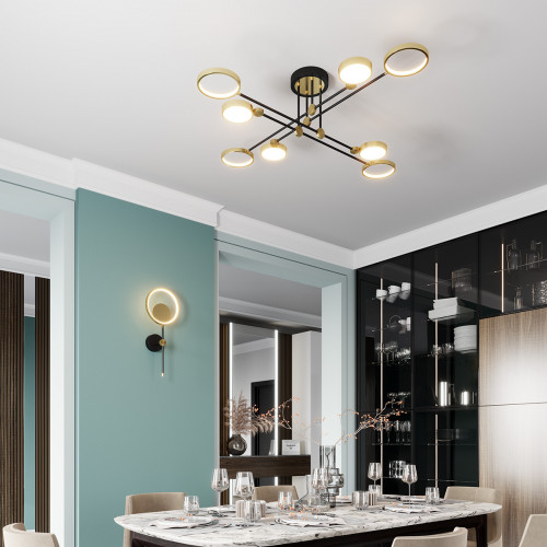 Светильник настенный 4322/15WL Odeon Light Черный, античная бронза