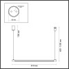 Светильник подвесной 4335/9L Odeon Light Черный