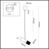 Светильник подвесной 4356/1B Odeon Light Черный