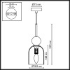 Светильник подвесной 4361/1B Odeon Light Бронзовый