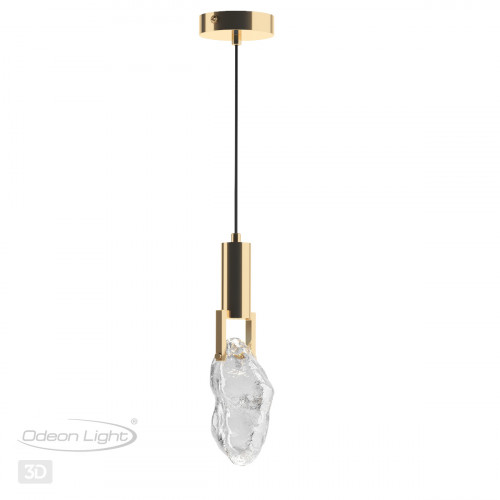 Светильник подвесной 4372/5L Odeon Light Античная бронза, латунь