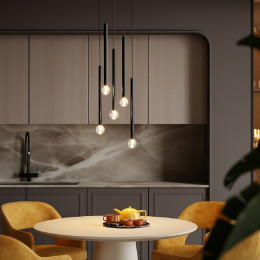 Светильник подвесной 4373/3LA Odeon Light Черный