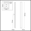 Светильник настенный 4379/36WL Odeon Light Черный