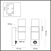 Светильник настенный 4389/2W Odeon Light Черный