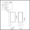 Светильник настенный 4390/2W Odeon Light Черный