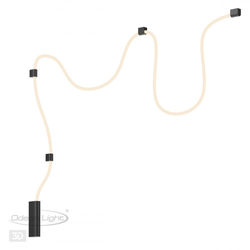 Светильник настенно-потолочный 4391/30CL Odeon Light Черный