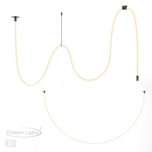 Светильник потолочный 4391/40CL Odeon Light Черный