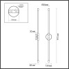 Светильник настенный 4393/20WL Odeon Light Черный