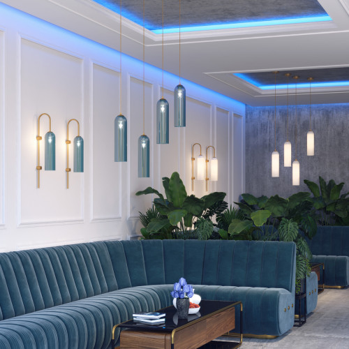 Светильник подвесной 4641/1 Odeon Light Золотой