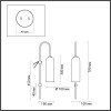 Светильник настенный 4642/1W Odeon Light Золотой