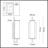 Светильник настенный 4654/1W Odeon Light Черный
