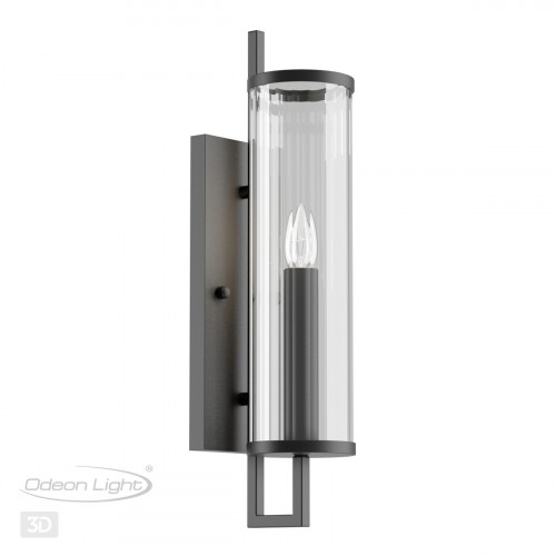 Светильник настенный 4654/1W Odeon Light Черный