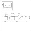 Светильник настенный 4681/2W Odeon Light Черный