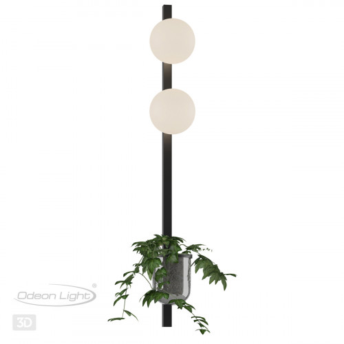 Светильник настенный 4681/2WA Odeon Light Черный