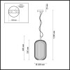 Светильник подвесной 4751/1 Odeon Light Черный