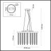 Люстра 4788/7 Odeon Light Золотой