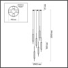 Светильник подвесной 4794/72L Odeon Light Бронзовый