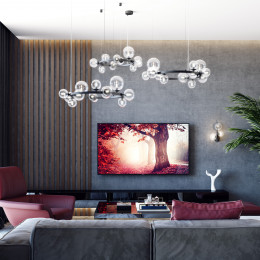 Люстра 4818/14 Odeon Light Черный