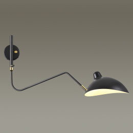 Светильник настенный 4830/1W Odeon Light Черный