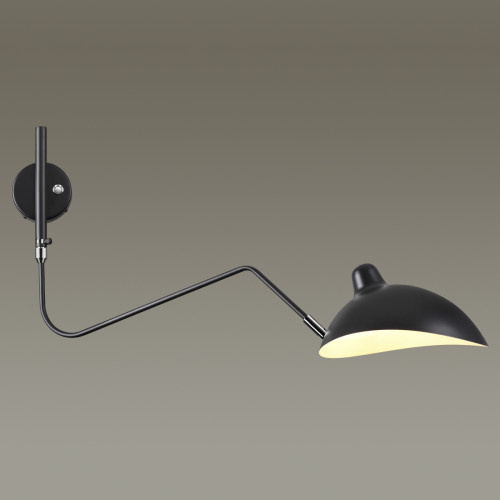 Светильник настенный 4831/1W Odeon Light Черный