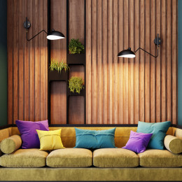 Светильник настенный 4831/1W Odeon Light Черный