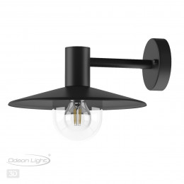 Светильник настенный 4833/1W Odeon Light Черный