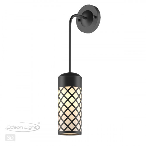 Светильник настенный 4834/1W Odeon Light Черный