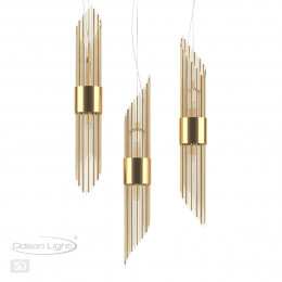 Светильник подвесной 4847/2 Odeon Light Золотой