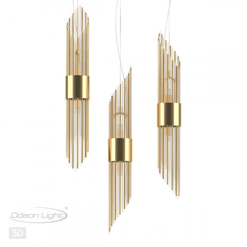 Светильник подвесной 4847/2 Odeon Light Золотой