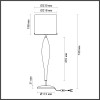 Лампа настольная 4850/1T Odeon Light Exclusive Золотой