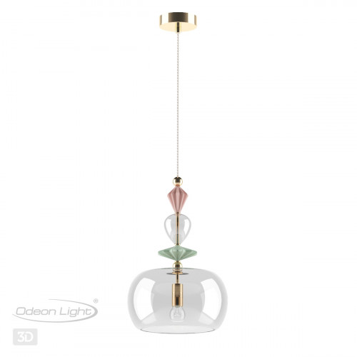 Светильник подвесной 4855/1A Odeon Light Exclusive Золотой
