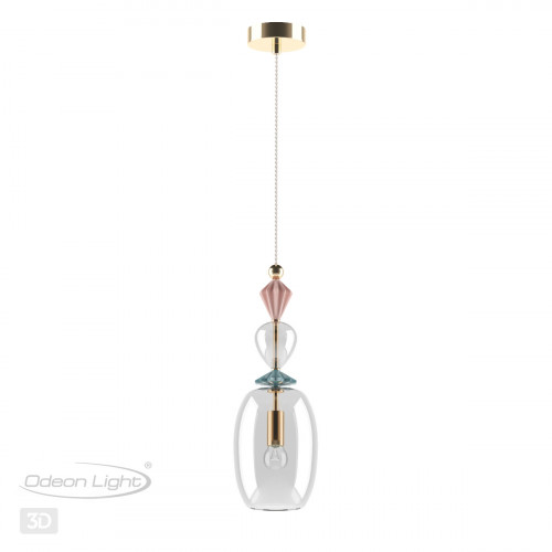 Светильник подвесной 4855/1B Odeon Light Exclusive Золотой