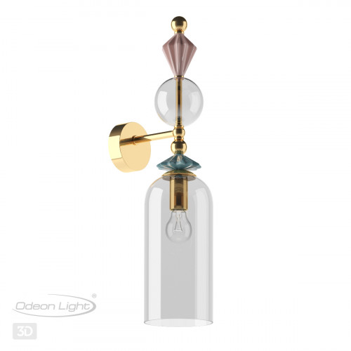 Светильник настенный 4855/1WA Odeon Light Exclusive Золотой