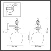 Светильник настенный 4855/1WB Odeon Light Exclusive Золотой