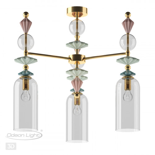 Люстра 4855/3C Odeon Light Exclusive Золотой