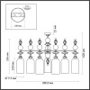 Люстра 4855/7C Odeon Light Exclusive Золотой