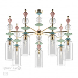 Люстра 4855/7C Odeon Light Exclusive Золотой