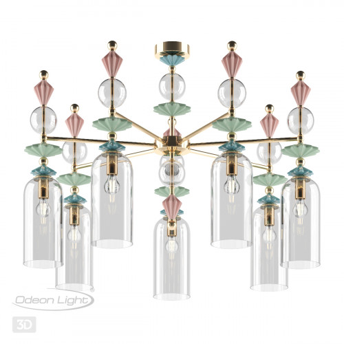 Люстра 4855/7C Odeon Light Exclusive Золотой