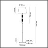 Торшер 4861/1FA Odeon Light Exclusive Золотой