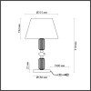 Лампа настольная 4861/1TC Odeon Light Exclusive Золотой