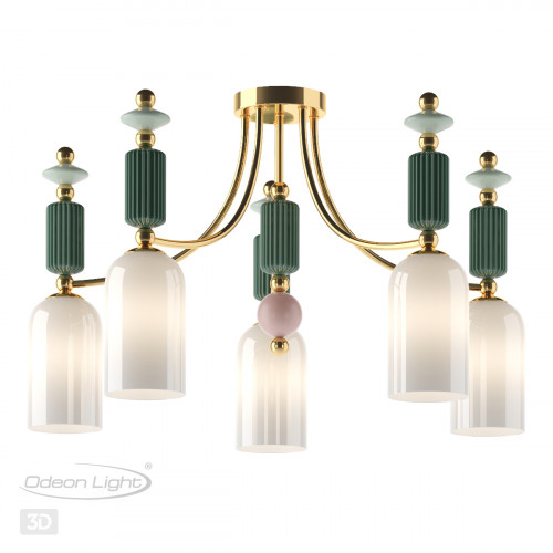 Люстра 4861/5C Odeon Light Exclusive Золотой