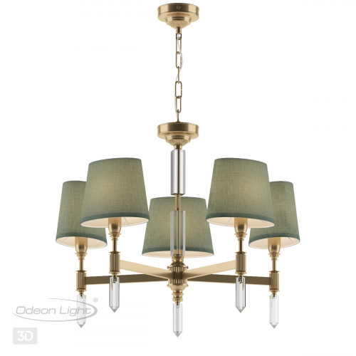 Люстра 4887/5 Odeon Light Exclusive Бронзовый