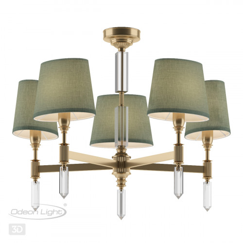 Люстра 4887/5 Odeon Light Exclusive Бронзовый