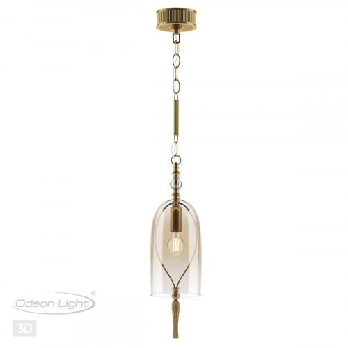 Светильник подвесной 4892/1 Odeon Light Exclusive Бронзовый