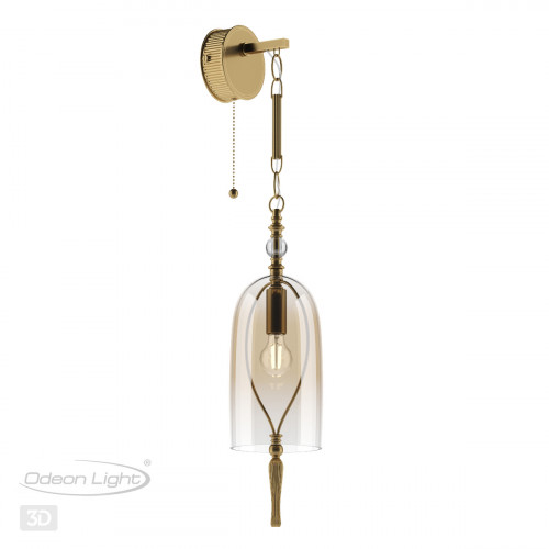 Светильник настенный 4892/1W Odeon Light Exclusive Бронзовый