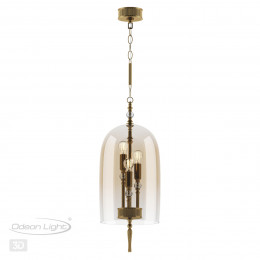 Светильник подвесной 4892/3 Odeon Light Exclusive Бронзовый