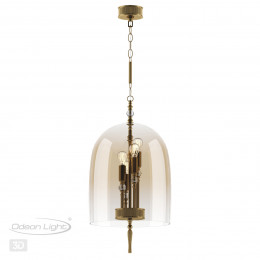 Светильник подвесной 4892/4 Odeon Light Exclusive Бронзовый